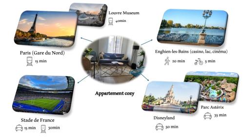 Φωτογραφία από το άλμπουμ του Appartement privé à 15mn de Paris et proche Enghien les bains σε Groslay