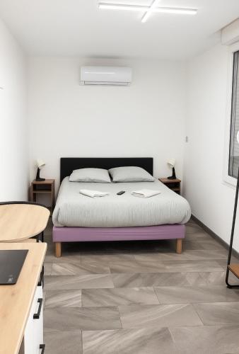 Studio calme climatisé, Wi-Fi, arrivée autonome