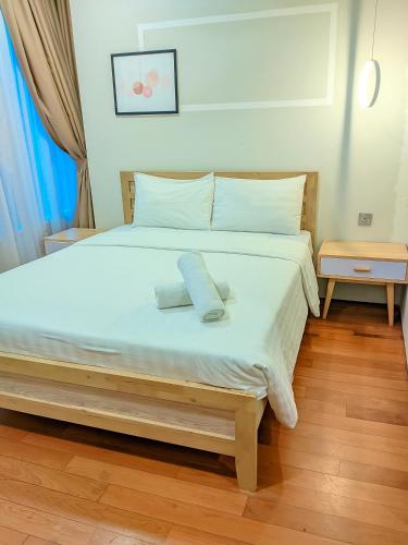 Sky Suites KLCC Kuala Lumpur LBにあるベッド