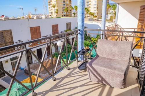 Balkón nebo terasa v ubytování Tenerife Surf & Sun Bungalow in Las Americas