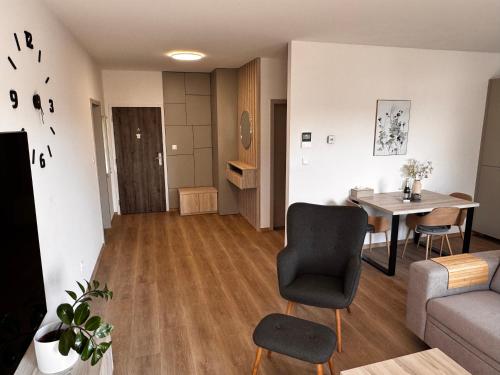 Гостиная зона в Apartmán Pohoda Trenčianske Teplice