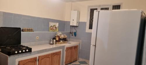 Køkken eller tekøkken på Gite El Qalaa - مأوى القلعة