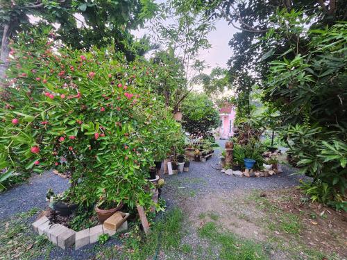 Taman di luar Blessing Homestay Mae-On แม่ออน Chiang Mai