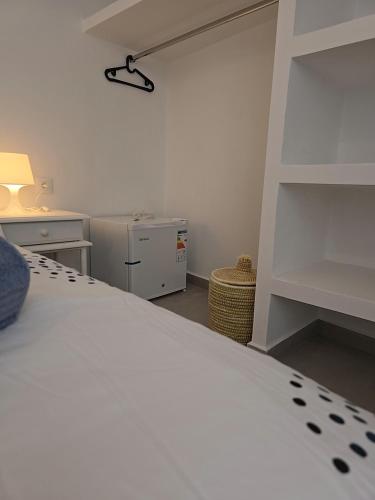 Ένα ή περισσότερα κρεβάτια σε δωμάτιο στο Riad Casa Luafi