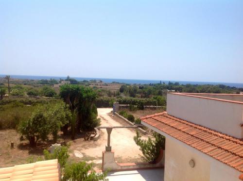 a view from the roof of a house at Appartamenti Calarossa O' Cafe' in Favignana