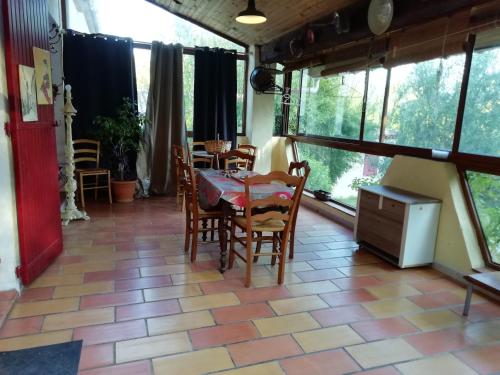 Posezení v ubytování Chambre 1 chez l'habitant