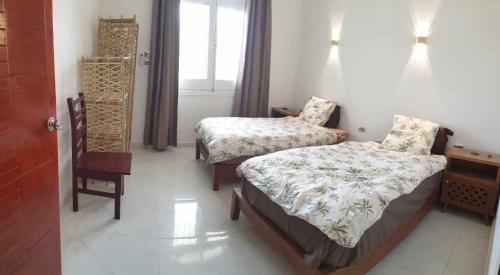 Postel nebo postele na pokoji v ubytování Jahmed Country Villa Luxor West Bank