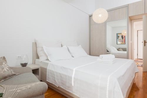 Posteľ alebo postele v izbe v ubytovaní New Gallery Apartment with Beautiful View