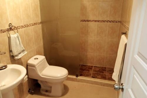 Koupelna v ubytování Exclusive Apartment Free WiFi and Parking