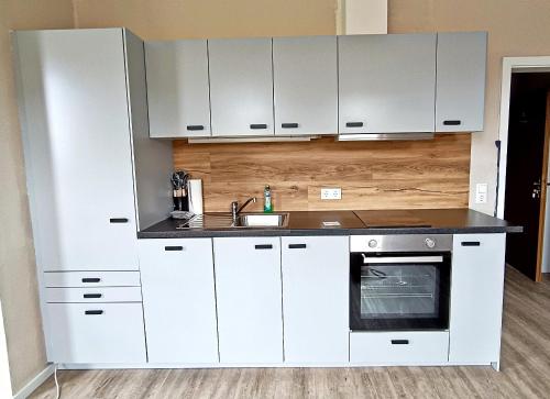 Dapur atau dapur kecil di Jessis Harz Appartements