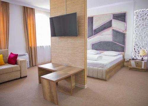 Postel nebo postele na pokoji v ubytování Sultan Saray