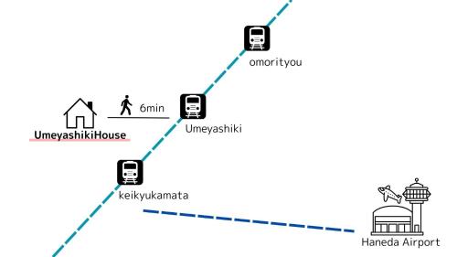 a map of the city of hyderabad and its attractions at 梅屋敷貸家 in Tokyo