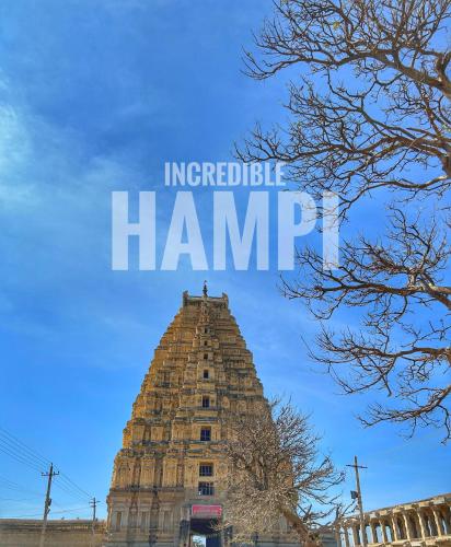akritkritkritkritkritkritkritkrithamaji temple is seen from at Hamsa Home Stay in Hampi