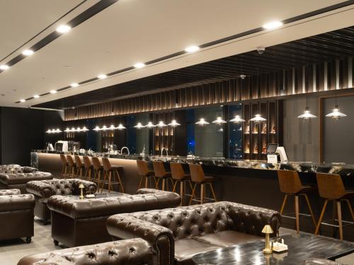 Posezení v ubytování Enford Hotel Cheongju