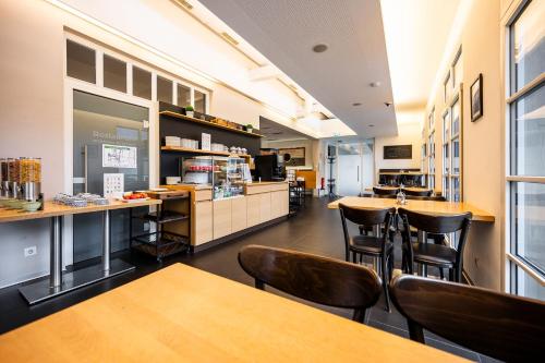 Motel Zeltweg - Self-Check-inにあるキッチンまたは簡易キッチン