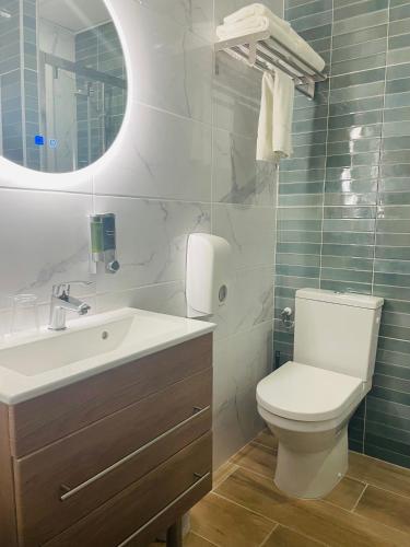 Koupelna v ubytování Brit Hotel Acacias