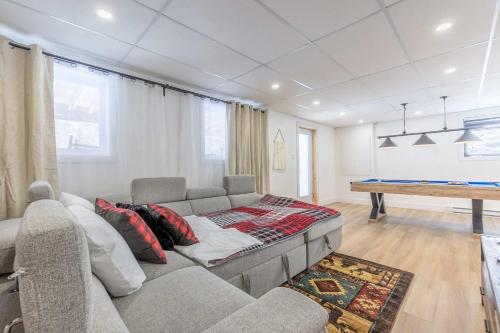 Posezení v ubytování Spa & Pool table - Le Massif