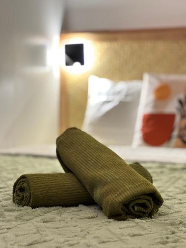 Postel nebo postele na pokoji v ubytování Balay Hayahay Clohaki Hostel