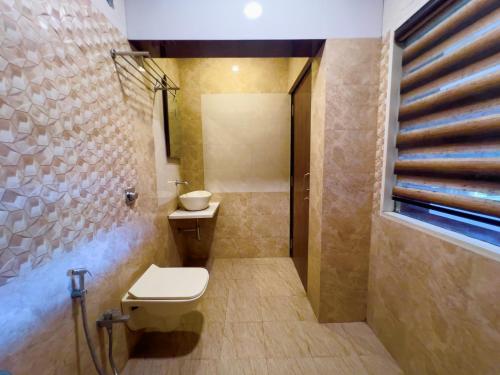 Koupelna v ubytování Hotel Dwaraka
