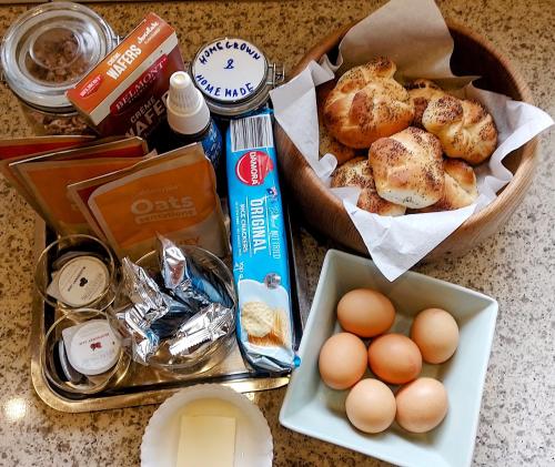 Comida en el bed and breakfast o alrededores