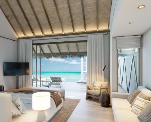 Ruang duduk di Meyyafushi Maldives