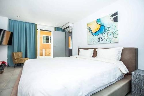 Katil atau katil-katil dalam bilik di Stylish Pool Villa 63F - Koh Chang