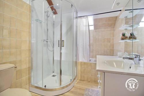 Koupelna v ubytování Domaine de lafayette - formule 6 personnes detente