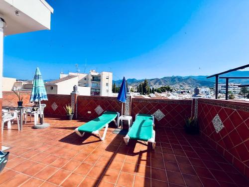 Een algemene foto van de bergen of uitzicht op de bergen vanuit het vakantiehuis