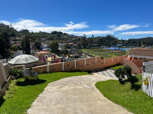 Naturlandskabet i nærheden af pensionatet