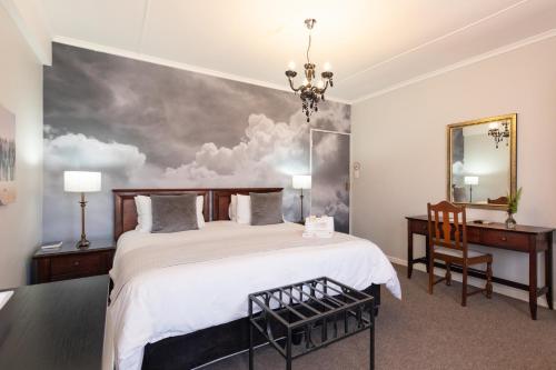 Ein Bett oder Betten in einem Zimmer der Unterkunft Mountain View Guesthouse