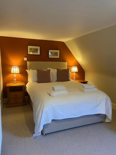 Ένα ή περισσότερα κρεβάτια σε δωμάτιο στο Fordie South Cottage