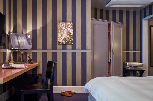 Postel nebo postele na pokoji v ubytování Boutique Hotel Kindli