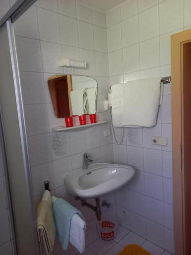 Koupelna v ubytování Tischnerhof Appartements