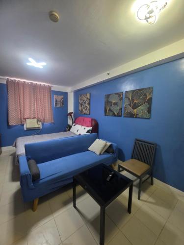 Posezení v ubytování Saekyung Condo 109