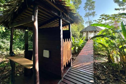 Finca Terra Incognita - Wood cabins in the jungleにある庭