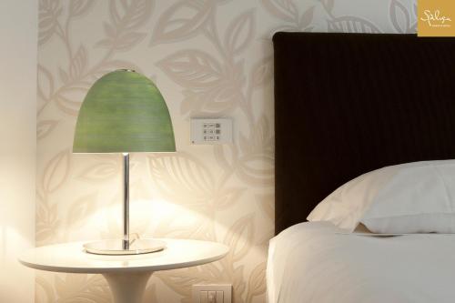 Spluga Sosta & Hotelにあるベッド