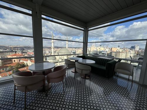 Posezení v ubytování CVK Taksim Hotel Istanbul