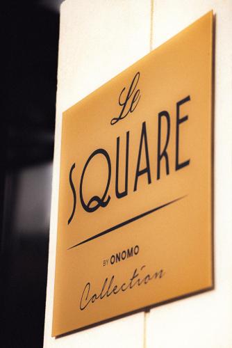 a sign for the sauerkraut at Le Square By Onomo Collection in Casablanca