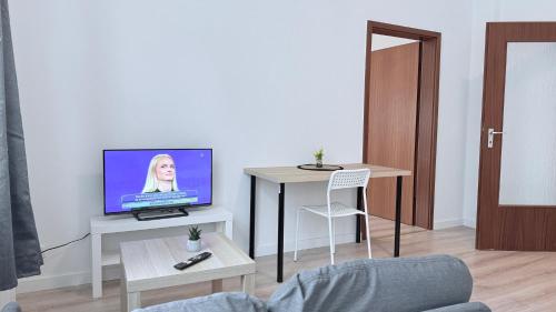 Et tv og/eller underholdning på Business-Apartments Neumünster Zentrum