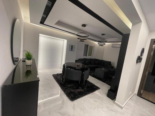 Cozy studio with furniture