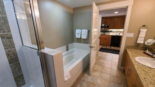 Koupelna v ubytování Platinum Top Floor Ski-in Ski-out WP Resort