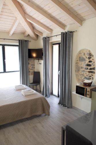 Postel nebo postele na pokoji v ubytování Casa del sole