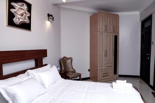 The Vista Residenceにあるベッド