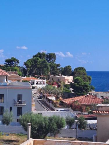 a view of the city from the roof at PHI-Lampara in Santa Flavia
