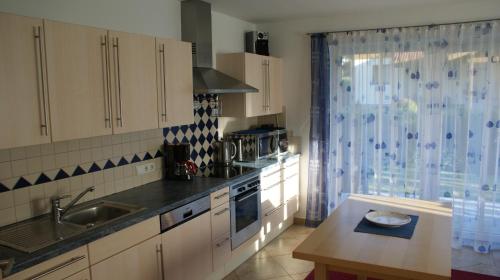 Kuchyň nebo kuchyňský kout v ubytování Ferienhaus Wieser