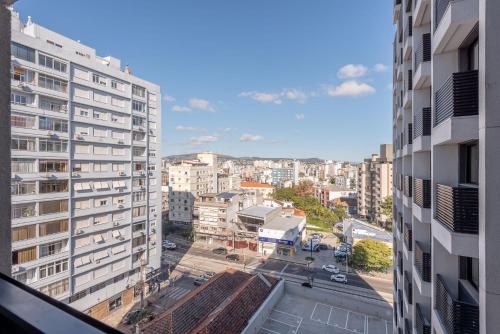a view of a city from a building at GO Rio Branco by LikeHome in Porto Alegre
