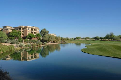 a view of a golf course with a river at The Westin Kierland Villas, Scottsdale in Scottsdale