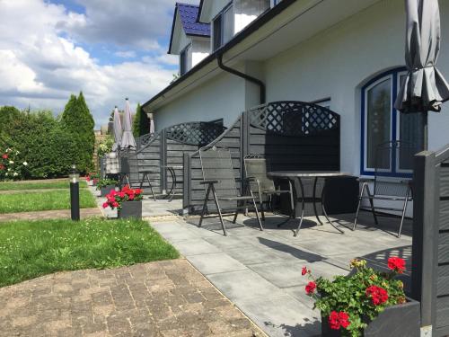 Taman di luar Appartementanlage Zur Seemöwe