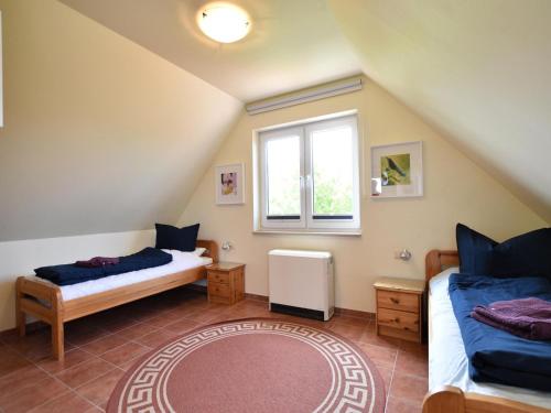 Ένα ή περισσότερα κρεβάτια σε δωμάτιο στο Klaus