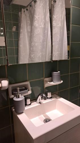 Koupelna v ubytování La Wawa departamento